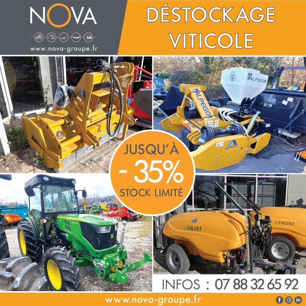 destockage CALVET PULVE, NAIO, JOHN DEERE