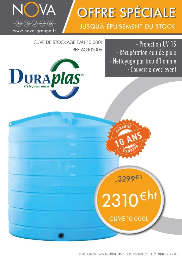 cuve eau duraplas NOVA