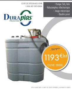 cuve fioul 1500L NOVA